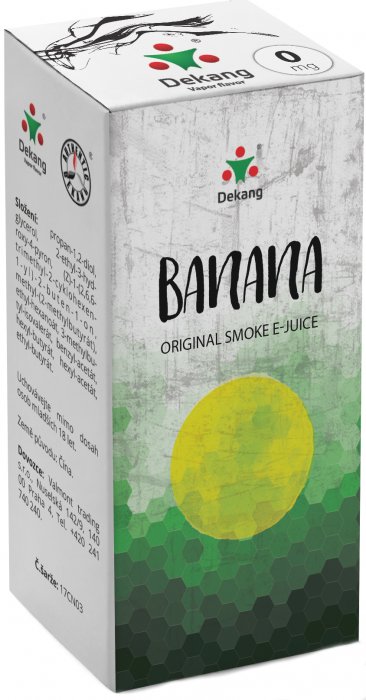 Dekang Classic 10ml - Banana (banán) Síla nikotinu 11mg/ml