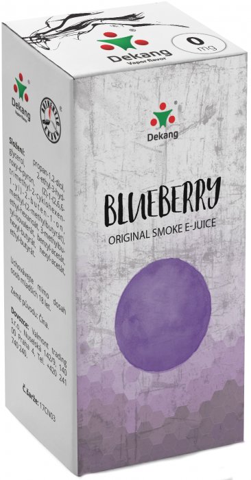 Dekang Classic 10ml - Blueberry (Borůvka) Síla nikotinu 11mg/ml