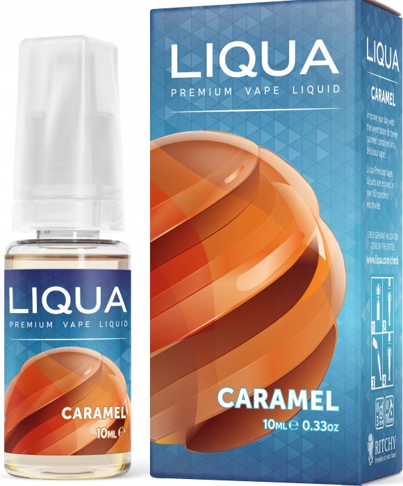 LIQUA Elements - Caramel (Karamel) 10ml Síla nikotinu 18mg/ml