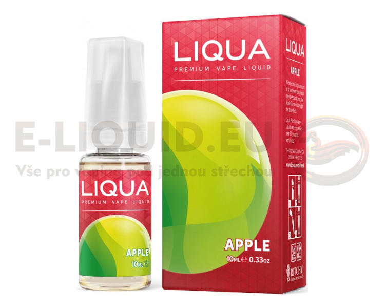 LIQUA 10ml - Apple Obsah nikotinu 18mg/ml