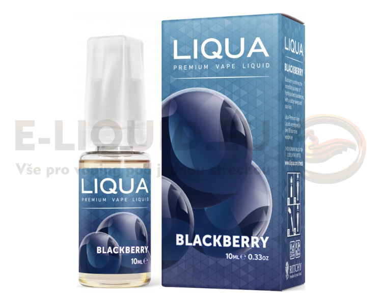 LIQUA 10ml - Blackberry Obsah nikotinu 18mg/ml