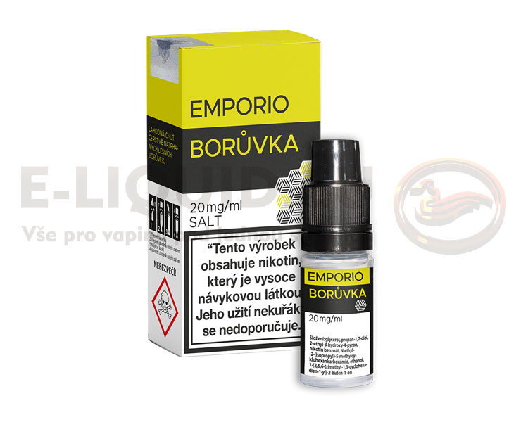 Emporio Salt 10ml - Borůvka Obsah nikotinu 16mg/ml