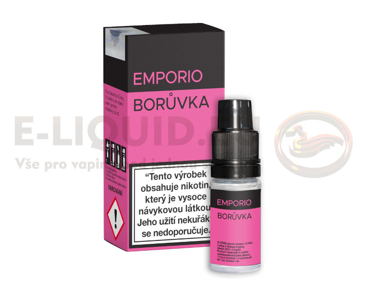 EMPORIO - Borůvka 10ml Obsah nikotinu 0mg/ml