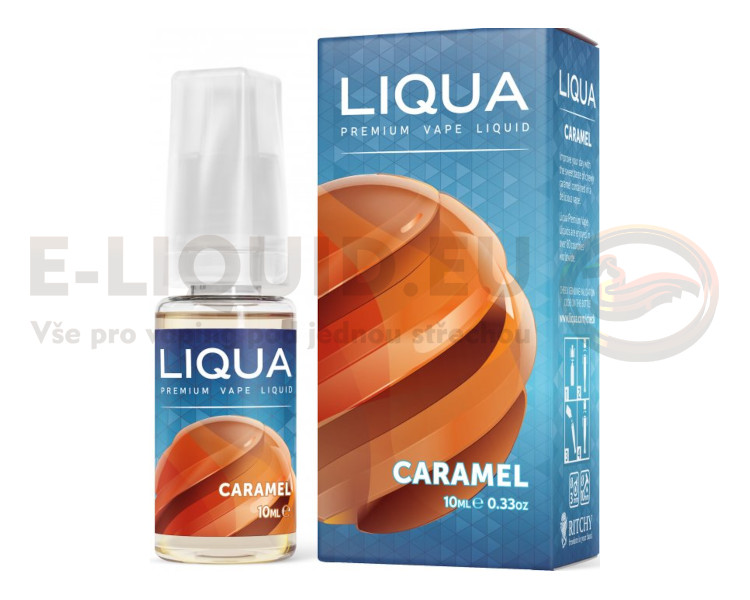 LIQUA 10ml - Caramel Obsah nikotinu 18mg/ml