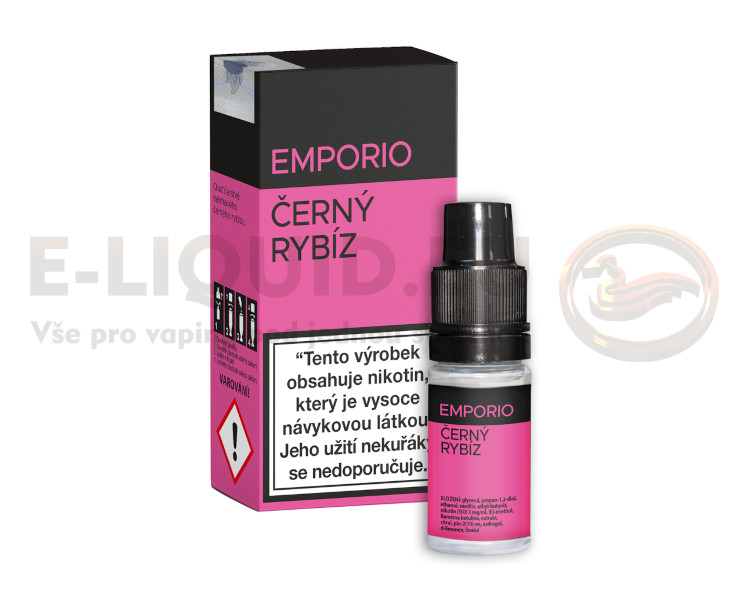 EMPORIO - Černý rybíz 10ml Obsah nikotinu 0mg/ml