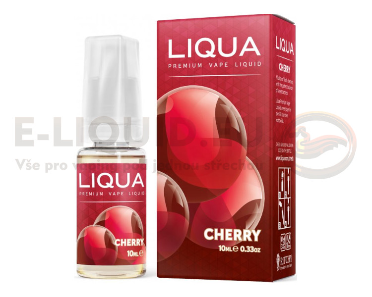 LIQUA 10ml - Cherry Obsah nikotinu 18mg/ml