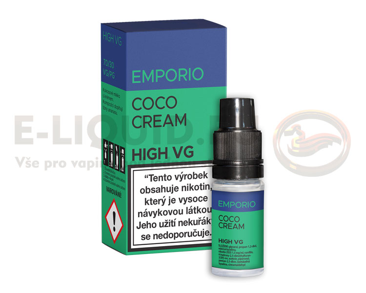 EMPORIO High VG - Coco Cream 10ml nikotin 1,5mg/ml