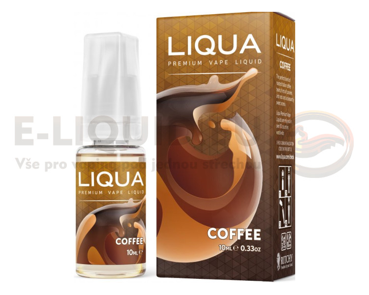 LIQUA 10ml - Coffee Obsah nikotinu 18mg/ml