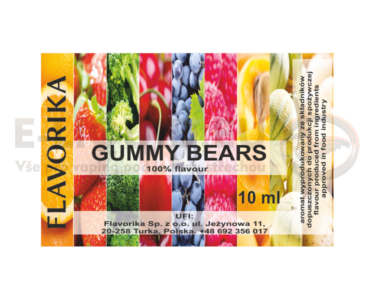 INAWERA příchuť 10ml - Gummy Bears