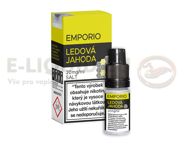 Emporio Salt 10ml - Ledová jahoda Obsah nikotinu 16mg/ml