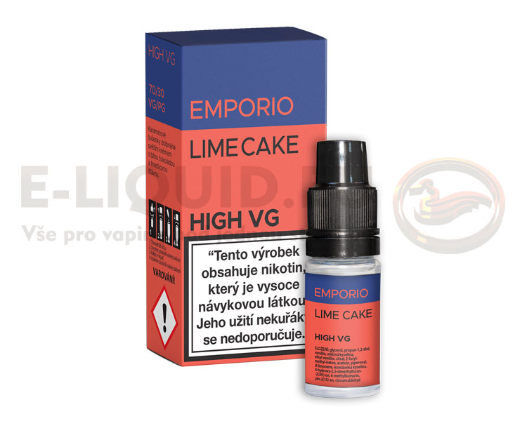 EMPORIO High VG - Lime Cake 10ml nikotin 3mg/ml