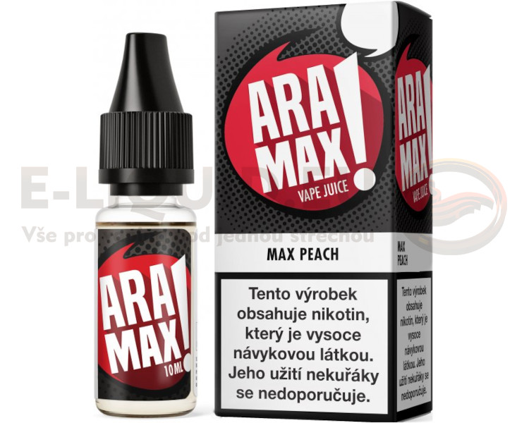 ARAMAX liquid Max Peach 10ml nikotin 12mg/ml
