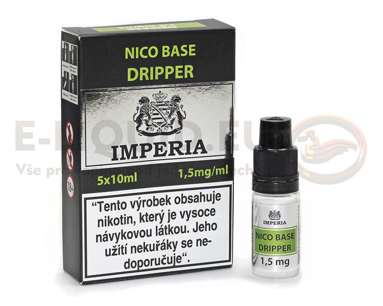 IMPERIA Nico Base DRIPPER (70VG/30PG) 1,5mg - 5x10ml