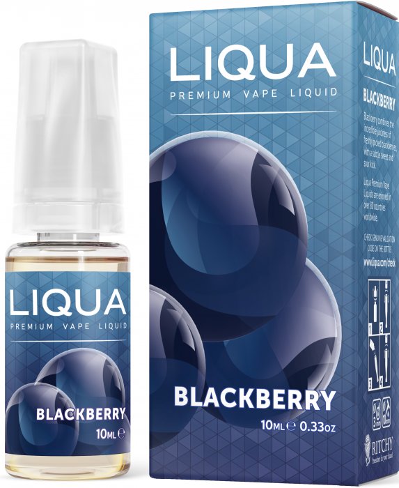 LIQUA Elements - Blackberry (Ostružina) 10ml Síla nikotinu 0mg/m