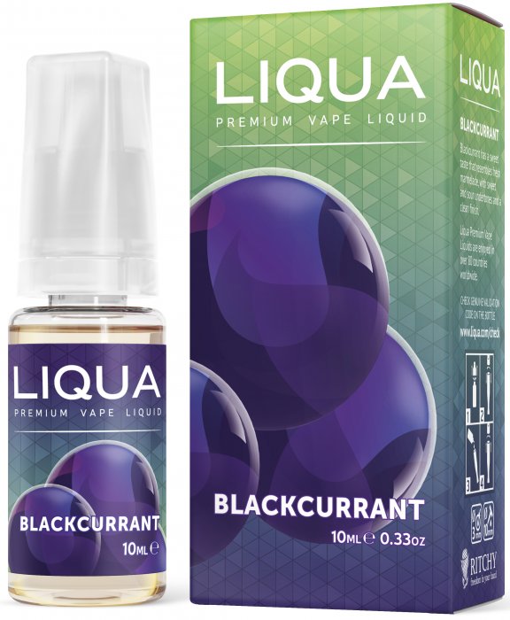 LIQUA Elements - Blackcurrant (Černý rybíz) 10ml Síla nikotinu 0