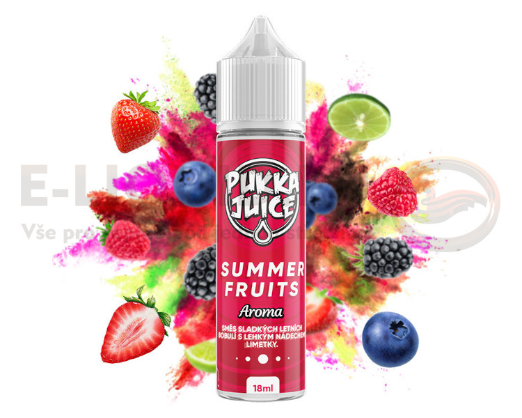 Pukka Juice S&V 18ml - Summer Fruits (Bobulovitá směs s lime