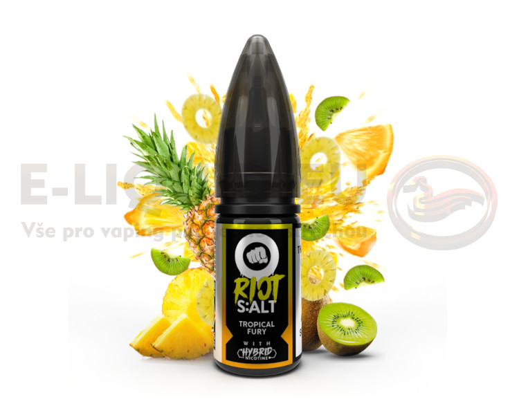 Riot S:ALT 10ml - Tropical Fury (Ananas a exotické ovoce) Obsah