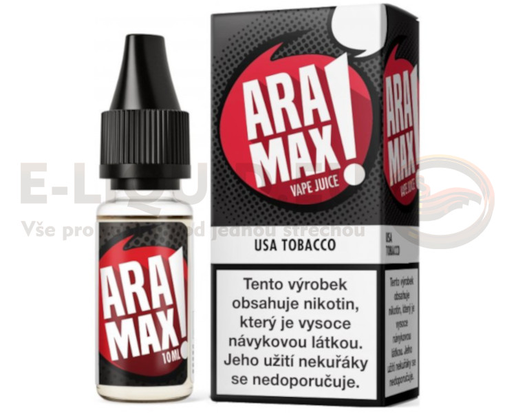 ARAMAX liquid USA Tobacco 10ml nikotin 6mg/ml