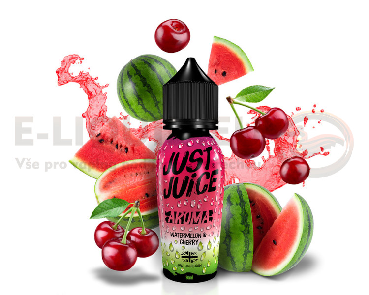 Just Juice S&V 20ml - Watermelon & Cherry(Vodní meloun